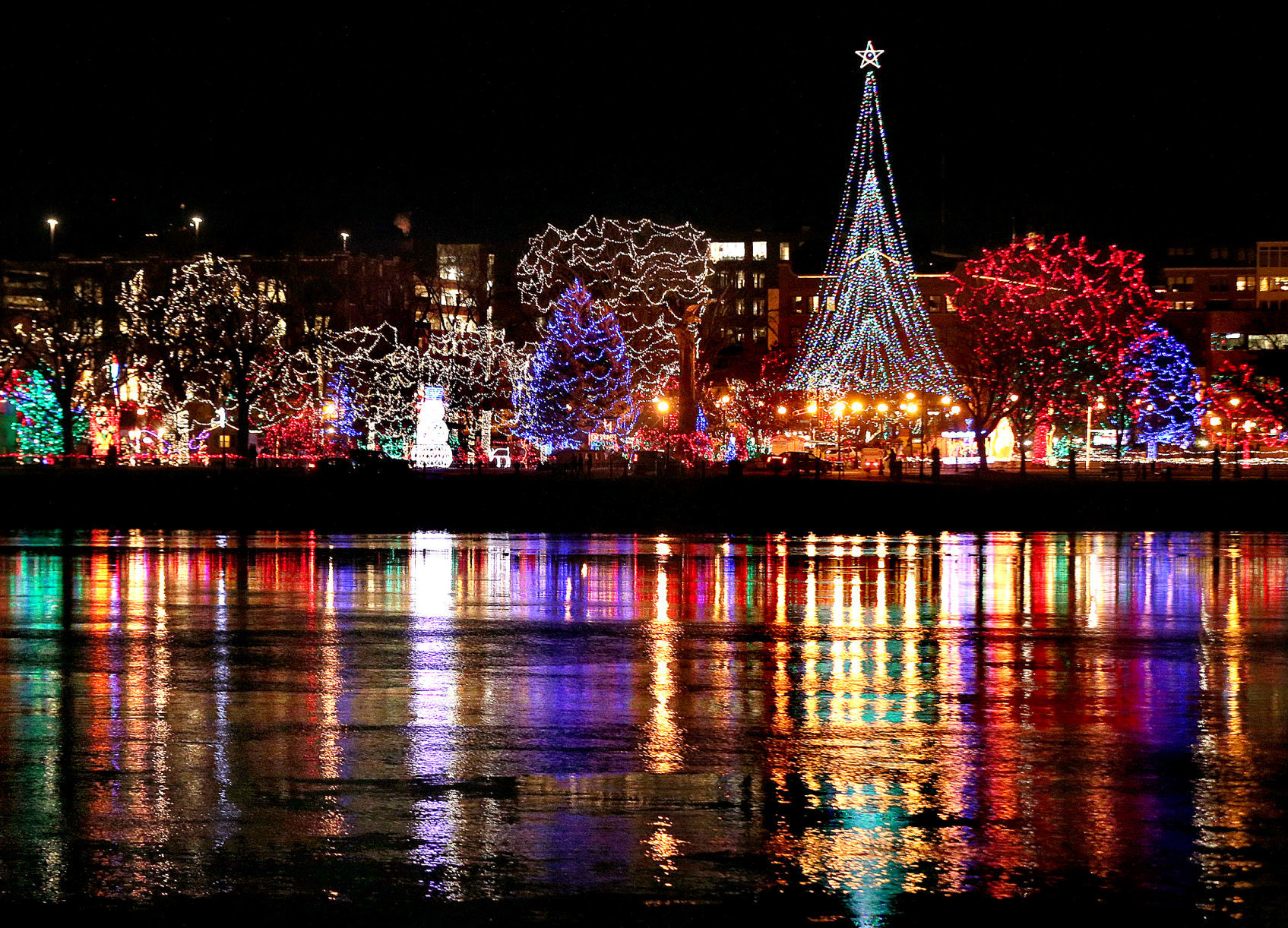 2017 Rotary Lights display in Riverside Park